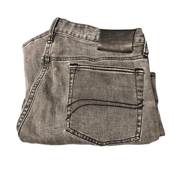 Superdry Jeans Mens 34x32 (35x29 ACTUAL) Travis 02 Skinny Distressed Gray Denim - Picture 1 of 14